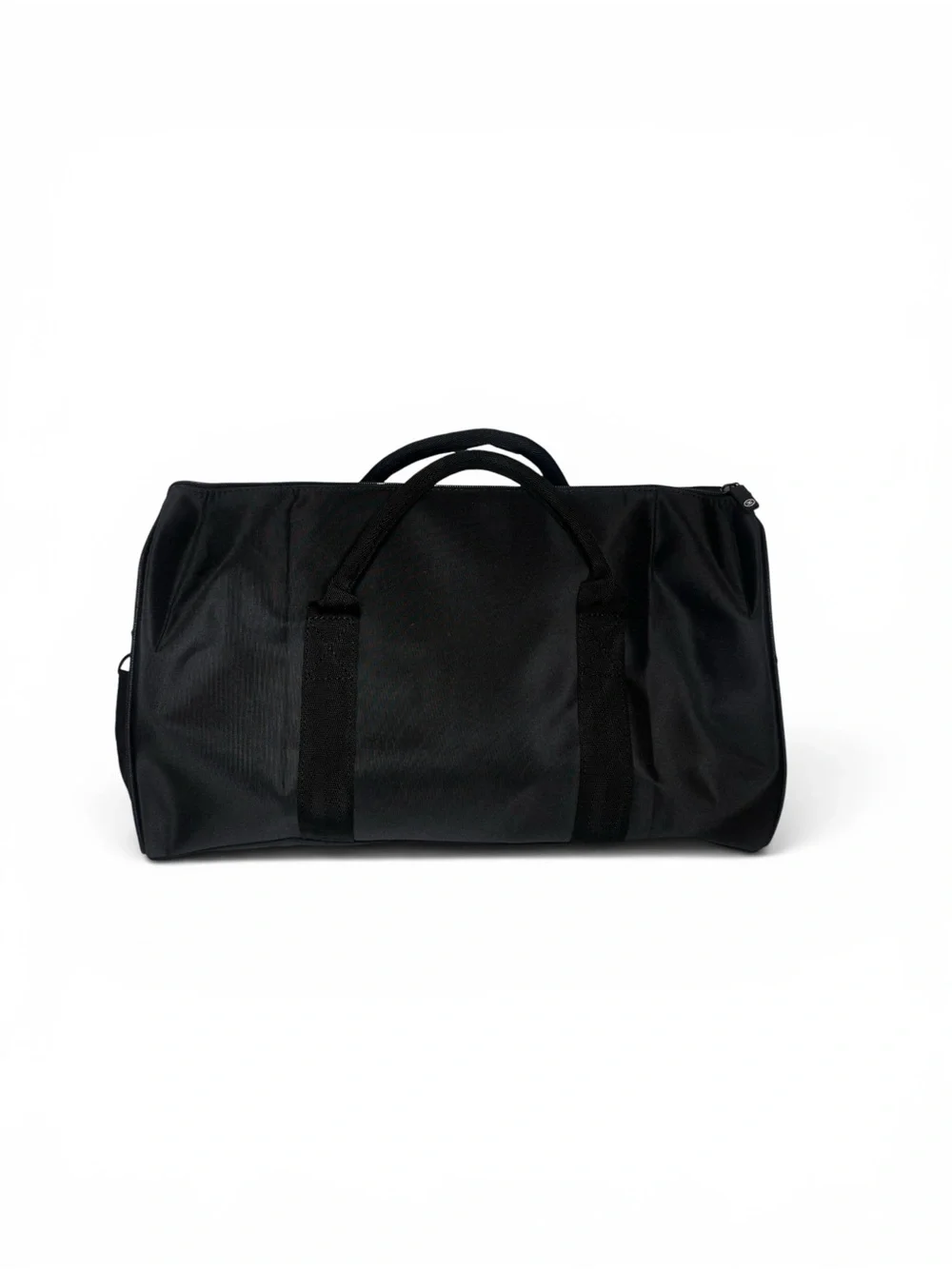 Chanel Black Canvas Duffle Bag with White CC Logo gwp
